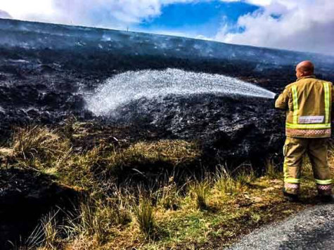 fire fighter on shawside road